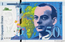 50 Francs SAINT-EXUPÉRY modifié FRANCE  1994 F.73.01c UNC-