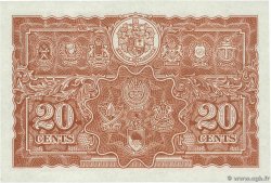 20 Cents MALAYA  1941 P.09a ST