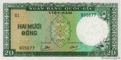 20 Dong VIETNAM DEL SUD  1964 P.16a AU