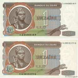 1 Zaïre Lot ZAÏRE  1979 P.19a NEUF