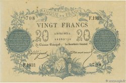 20 Francs type 1871 - Bleu FRANCE  1873 F.A46.04 pr.SPL