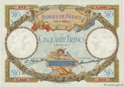 50 Francs LUC OLIVIER MERSON FRANCE  1929 F.15.03 SUP