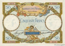 50 Francs LUC OLIVIER MERSON type modifié FRANCE  1933 F.16.04 SUP