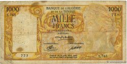 1000 Francs ALGERIEN  1950 P.107a