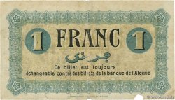 1 Franc ALGERIEN Constantine 1915 JP.140.04 SS