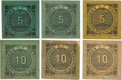 10 et 5 Centimes Lot ALGERIEN Bougie - Sétif 1916 JP.139.09 et JP.139.10