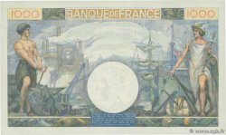 1000 Francs COMMERCE ET INDUSTRIE FRANCIA  1944 F.39.11 q.FDC