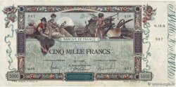 5000 Francs FLAMENG FRANCIA  1918 F.43.01 BC+