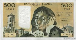 500 Francs PASCAL FRANKREICH  1984 F.71.30