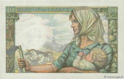 10 Francs MINEUR FRANKREICH  1944 F.08.10 VZ