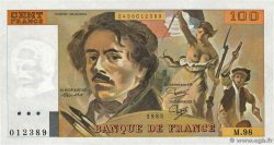 100 Francs DELACROIX modifié FRANCIA  1985 F.69.09 SC