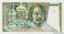 1000 Francs BALZAC Échantillon FRANKREICH  1980 EC.1980.01 ST