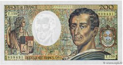 200 Francs MONTESQUIEU Modifié FRANCE  1994 F.70/2.01 NEUF