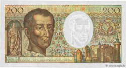 200 Francs MONTESQUIEU Modifié FRANCE  1994 F.70/2.01 NEUF