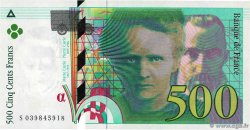 500 Francs PIERRE ET MARIE CURIE FRANCE  1998 F.76.04 UNC-