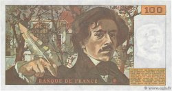 100 Francs DELACROIX modifié FRANKREICH  1986 F.69.10 fST