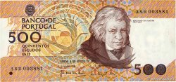 500 Escudos PORTUGAL  1988 P.180b