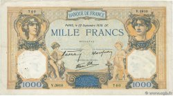 1000 Francs CÉRÈS ET MERCURE type modifié FRANKREICH  1938 F.38.27