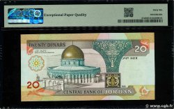 20 Dinars JORDAN  1992 P.27 UNC