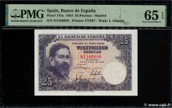 25 Pesetas SPAIN  1954 P.147a UNC