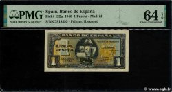 1 Peseta SPAIN  1940 P.122a UNC