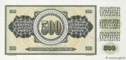 500 Dinara Spécimen YUGOSLAVIA  1986 P.091cs AU+