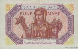 5 Mark SARRE FRANCE  1947 VF.46.01 pr.SPL