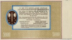 5000 Francs BON DE SOLIDARITE Annulé FRANCE régionalisme et divers  1941 KL.13Bs pr.NEUF