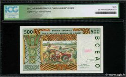 500 Francs Spécimen ESTADOS DEL OESTE AFRICANO  1994 P.810Tds SC+