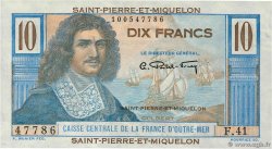 10 Francs Colbert SAINT PIERRE ET MIQUELON  1946 P.23 pr.NEUF