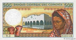 500 Francs COMORES  1986 P.10a2 pr.NEUF