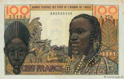 100 Francs WEST AFRIKANISCHE STAATEN  1965 P.002b fST