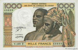 1000 Francs STATI AMERICANI AFRICANI  1977 P.803Tn SPL+