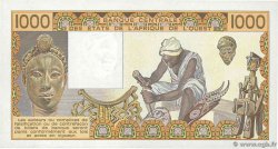 1000 Francs WEST AFRICAN STATES  1985 P.107Af AU-