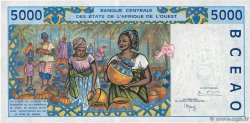 5000 Francs STATI AMERICANI AFRICANI  1998 P.113Ah AU