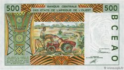 500 Francs STATI AMERICANI AFRICANI  1991 P.710Ka q.FDC