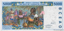 5000 Francs STATI AMERICANI AFRICANI  1992 P.413Da FDC