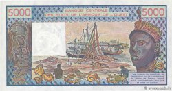 5000 Francs WEST AFRICAN STATES  1992 P.808Tm UNC-