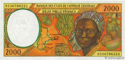 2000 Francs CENTRAL AFRICAN STATES  1993 P.403La UNC