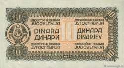 10 Dinara YUGOSLAVIA  1944 P.050a UNC