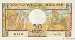 50 Francs BELGIQUE  1956 P.133b TTB