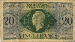 20 Francs FRENCH EQUATORIAL AFRICA  1943 P.17b G