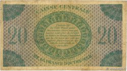 20 Francs FRENCH EQUATORIAL AFRICA  1943 P.17b G