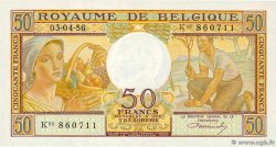 50 Francs BELGIEN  1956 P.133b fST+