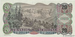 20 Schilling ÖSTERREICH  1956 P.136a VZ+