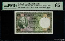 5 Kronur ICELAND  1948 P.32a