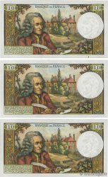 10 Francs VOLTAIRE Consécutifs FRANCE  1972 F.62.59 XF