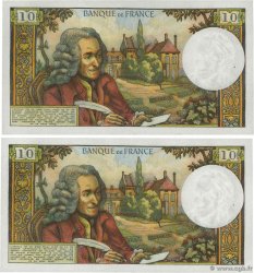 10 Francs VOLTAIRE Consécutifs FRANCE  1972 F.62.55 AU