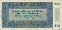 100 Korun Spécimen BöHMEN UND Mähren  1940 P.07s fST