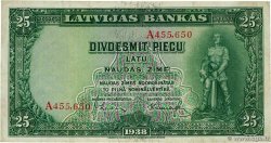 25 Latu LETONIA  1938 P.21a MBC